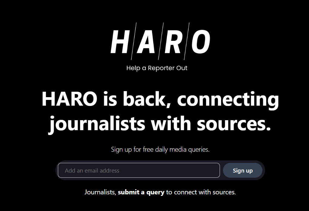 HARO for Link Building