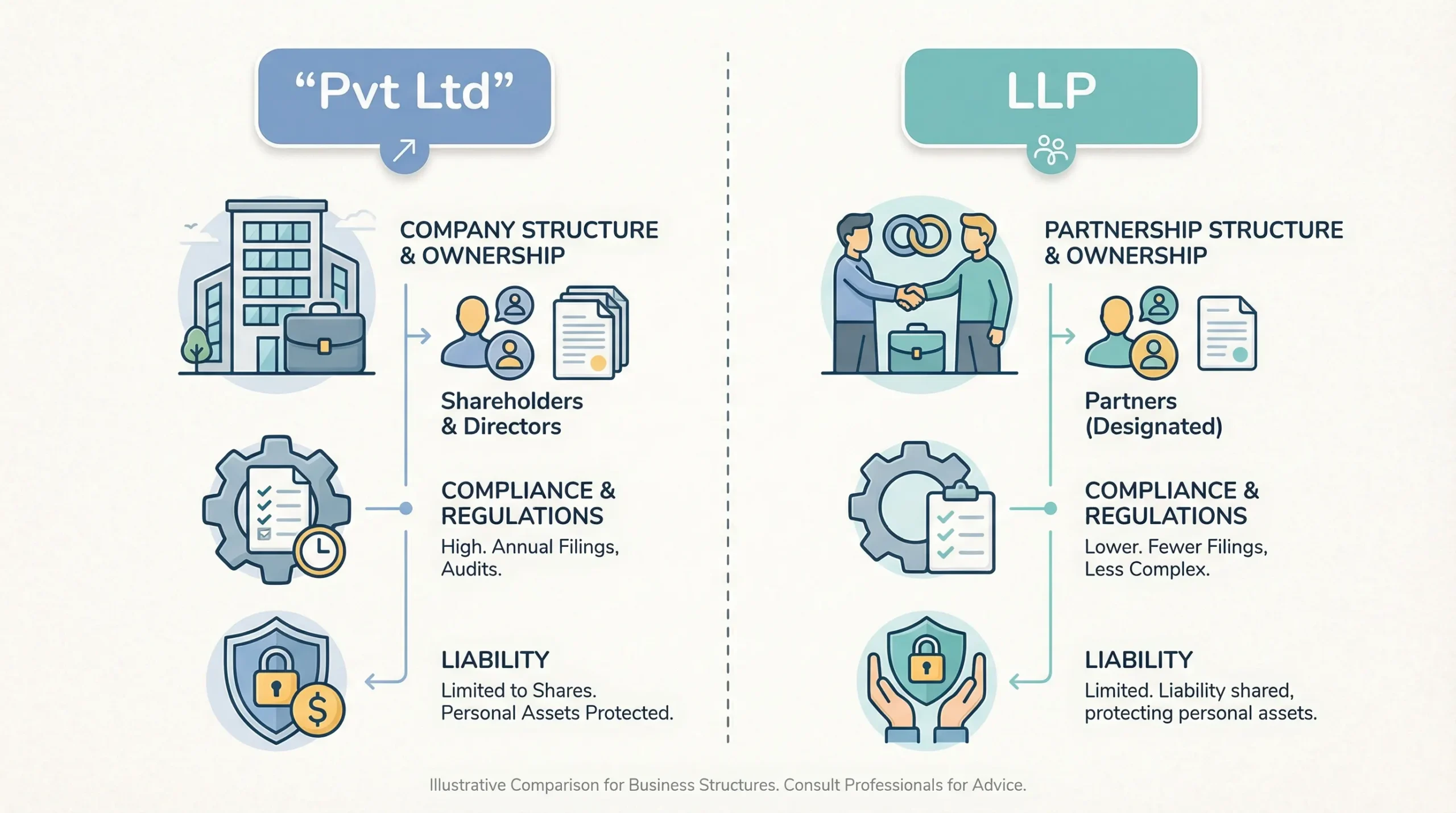 Pvt Ltd vs LLP